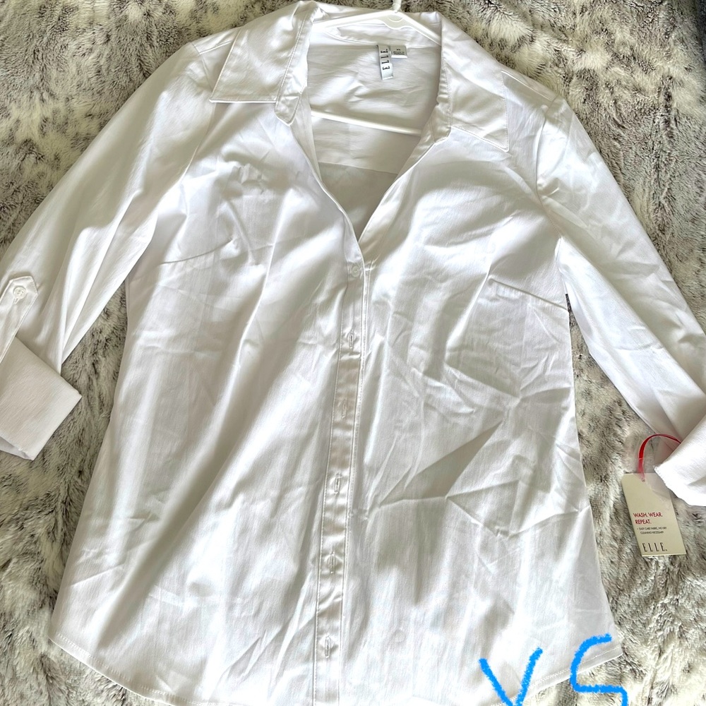 Elle Dress Shirt- Size: Women’s XS